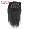 100% Virgin Human Hair Extensions Clip in Hair Extension